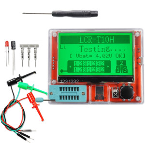Testeur de transistor LCR-T10H, affichage TFT pour Test de résistance de condensateur de triode de diode, spécification: alimenté par batterie sèche SH74021546-20