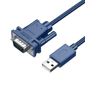JINGHUA Câble série USB vers RS232 Convertisseur d'ordinateur Port COM DB9 broches, Longueur: 3 m SJ5503207-20