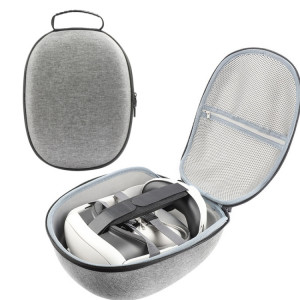 Pour Meta Quest 3 VR sac de rangement EVA coque rigide sac à main (gris) SH701A1174-20
