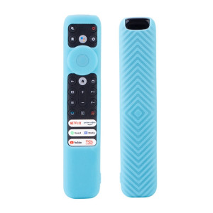 20,9 x 4,3 x 1,7 cm pour étui de protection pour télécommande TCL RC902V FMR1/FAR2/FMR4 housses universelles antichoc en silicone (bleu lumineux) SH701A208-20