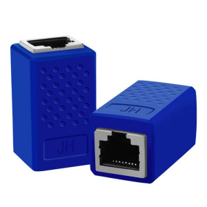 JINGHUA S61 2 pièces/paquet extension de connecteur bout à bout de câble réseau à double passage (bleu) SJ001A435-20