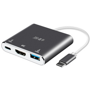 JINGHUA Z321 Convertisseur de station d'accueil HUB multifonctionnel, Interface: Type-C vers HDMI + PD + USB SJ5402170-20