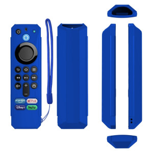 Pour Amazon Alexa Voice Remote 3ème génération Anti-chute et housse de protection pour télécommande TV (bleu) SH901B840-20