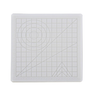 Tapis de modèle de peinture de bricolage de silicone de copie de stylo d'impression 3D, spécification: Transparent SH4403563-20