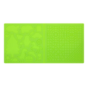 Tapis de modèle de peinture de bricolage de silicone de copie de stylo d'impression 3D, spécification: vert grand SH4405339-20