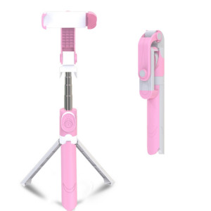 XT09 Live téléphone portable trépied Selfie bâton support Bluetooth Selfie bâton (rose) SH601C1235-20