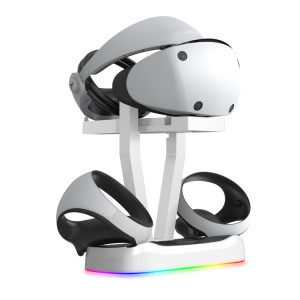 JYS-P5155 pour PlayStation VR 2 Base de charge magnétique avec lumière rvb VR lunettes support de stockage accessoires de jeu SH38681467-20