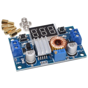 Module d'alimentation régulé XL4015E 5A 75W DC-DC, Module abaisseur réglable avec affichage de la tension SH3956653-20