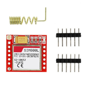 Carte adaptateur SIM800L GPRS, Module GSM, carte Micro SIM, carte centrale, Mod GSM (sans antenne) SH901A1037-20