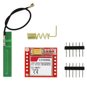 Carte adaptateur SIM800L GPRS, Module GSM, carte Micro SIM, carte centrale, Mod GSM (avec antenne) SH901B201-20