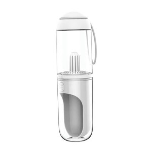 Tasse de voyage en plein air pour animaux de compagnie, bouteille d'eau de voyage Portable en plein air (blanc) SH401C1507-20