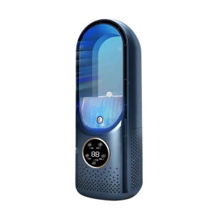 Ventilateur électrique d'humidification sans lame de bureau, six vitesses réglables avec fonction de synchronisation de la lumière LED (bleu) SH001B122-20
