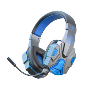 SOYTO SY-T830 casque de jeu d'ordinateur sans fil universel Bluetooth e-sports blé casque de téléphone portable (noir bleu) SS701A548-20