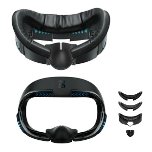 AMVR Q3FC1 pour masque Meta Quest3, matériau en cuir respirant en soie glacée (masque + 1 soie glacée) SA801A676-20