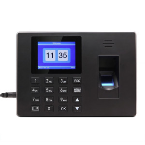 Machine intelligente de présence de génération de rapports de diffusion vocale de reconnaissance d'empreintes digitales, modèle: noire SH5304290-20