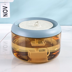 Distributeur d'eau automatique pour chat, distributeur d'eau vivante filtrée pour animaux de compagnie (bleu) SH201C1201-20