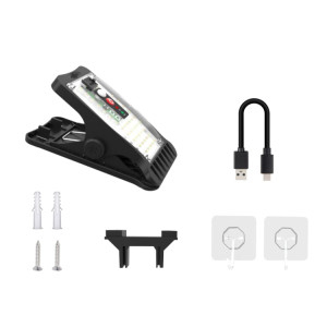 Lampe solaire extérieure à pince LED lampe de jardin de cour applique murale à induction humaine lumière de secours, style: chargement USB SH54031852-20
