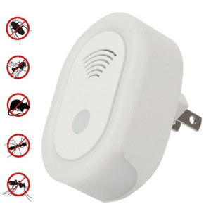 Répulsif anti-moustiques à ultrasons avec veilleuse réglable, mini répulsif électronique pour souris, spécification: (blanc) SH102A727-20