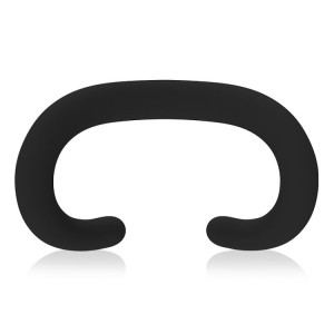 Pour Apple Vision Pro Masque pour les yeux en silicone Étui en silicone remplaçable anti-transpiration et anti-poussière (noir) SH101B1562-20