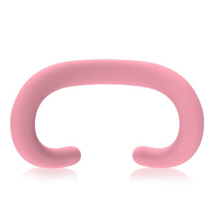 Pour Apple Vision Pro Masque pour les yeux en silicone Étui en silicone remplaçable anti-transpiration et anti-poussière (rose) SH101E1176-20