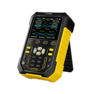 FNIRSI 2 en 1 petit oscilloscope numérique à double canal à fluorescence portable, prise américaine (jaune) SF601A440-20