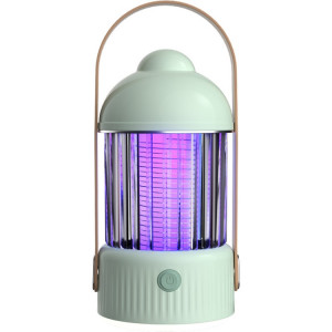 Lampe de camping en plein air anti-moustique de type veilleuse à choc électrique, spécification: 4000 mAh (vert) SH703B560-20