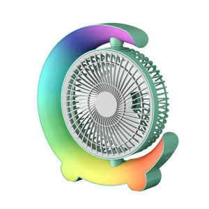 Ventilateur portable de bureau Cool Marquee à chargement USB F11 (vert menthe) SH601A246-20
