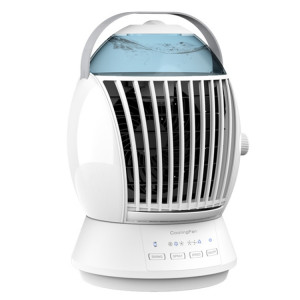 CF-009 USB Touch Spray Humidification Ventilateur de climatisation Bureau Refroidisseur d'air (Blanc) SH401A1210-20