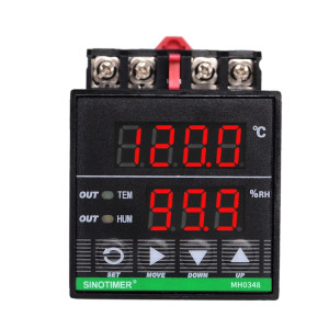 SINOTIMER MH0348-DIN Installation intelligente de rail de guidage de contrôleur d'humidité de température de haute précision SS6013709-20