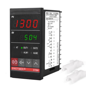 SINOTIMER XY504 Instrument de contrôle de température intelligent boîtier court PID chauffage réfrigération relais SSR sortie à semi-conducteurs SS60401202-20