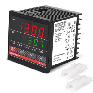 SINOTIMER XY507 Instrument de contrôle de température intelligent coque courte relais de chauffage PID sortie à semi-conducteurs SSR SS60431161-20