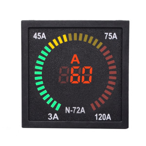 SINOTIMER N-72A indicateur de Signal de courant alternatif, platine carrée, ampèremètre numérique LED SS61331445-20