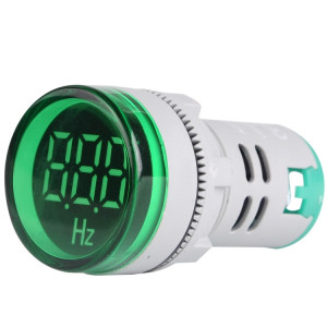 SINOTIMER ST16HZ 20-75 Hz Fréquence AC 22 mm Ouverture ronde LED Indicateur de signal numérique (04 vert) SS401C1665-20
