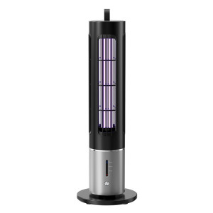 Lampe anti-moustique UV portable D9, piège à mouches muet rechargeable avec synchronisation à 3 vitesses (noir) SH801A25-20