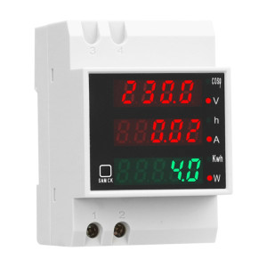 SINOTIMER SDM004 Din Rail tension ca courant temps puissance électricité compteur de détection multifonction SS6274934-20