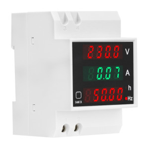 SINOTIMER SDM007 Din Rail AC tension courant totalisé temps fréquence affichage numérique compteur SS6292529-20