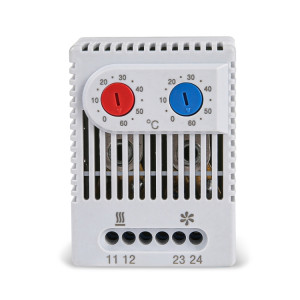 SINOTIMER Petit régulateur de température mécanique Thermostat de panneau de commande, modèle : ZR011 SS1003395-20