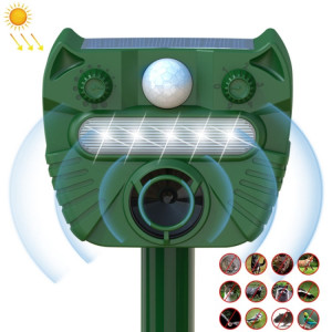 Capteur infrarouge imperméable ultrasonique de dispositif de conduite d'animal solaire extérieur SH64151997-20