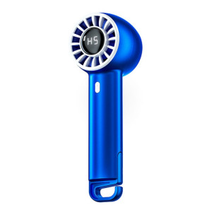 Ventilateur Turbo portatif à affichage numérique, chargement USB, petit ventilateur à boucle pliable (bleu) SH701C1832-20