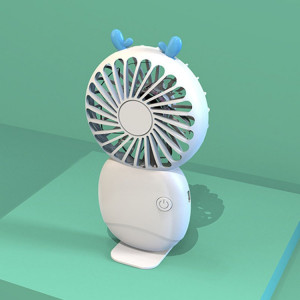 Ventilateur portatif de poche de dessin animé d'été, Mini ventilateur silencieux Rechargeable (blanc) SH001C894-20