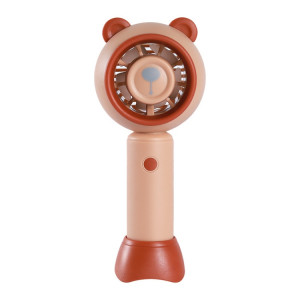 Mini ventilateur portatif USB de dessin animé mignon de bureau (ours brun) SH701B961-20