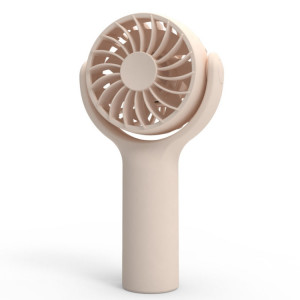 Mini ventilateur portatif de bureau muet rechargeable, petit ventilateur portatif (rose) SH501A688-20