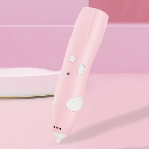 Ensemble de stylos d'impression Graffiti sans fil à basse température, chargement USB, stylo de peinture 3D pour enfants, bricolage (rose) SH901D1541-20