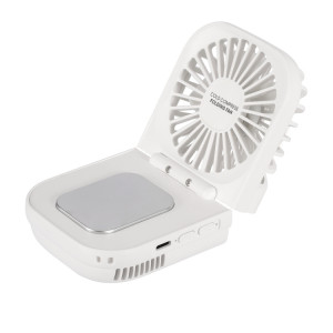 Mini ventilateur de refroidissement de bureau pliable, chargeur USB, portable, extérieur, compresse froide (blanc) SH201A1517-20