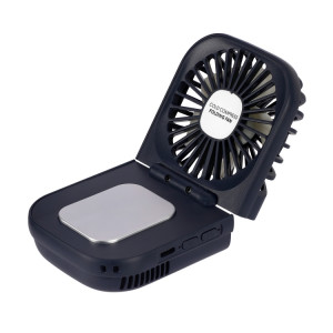 Mini ventilateur de refroidissement de bureau pliable, chargeur USB, portatif, pour l'extérieur, compresse froide (bleu marine) SH201B600-20