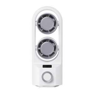 Ventilateur de tour à tête tremblante de bureau à vitesse continue à 100 vitesses à affichage numérique intelligent (blanc) SH501A68-20