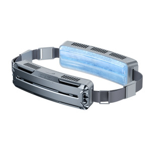 Ceinture de glace, ventilateur de refroidissement pour Sports de plein air, Mini ventilateur de taille Portable (ciel foncé) SH901A1080-20
