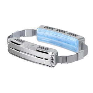 Ceinture de glace ventilateur de refroidissement pour Sports de plein air, Mini ventilateur de taille Portable (gris argenté) SH901B934-20
