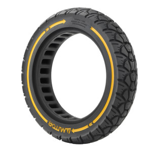 Pneu tout-terrain universel AIMITE 9,5 x 2,125/36 Card 9,5 pouces pour scooter électrique 230 x 50 (ligne jaune) SA301B1646-20