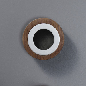 Support de rangement mural en noyer pour buse Dyson, étagère en bois SH01021417-20